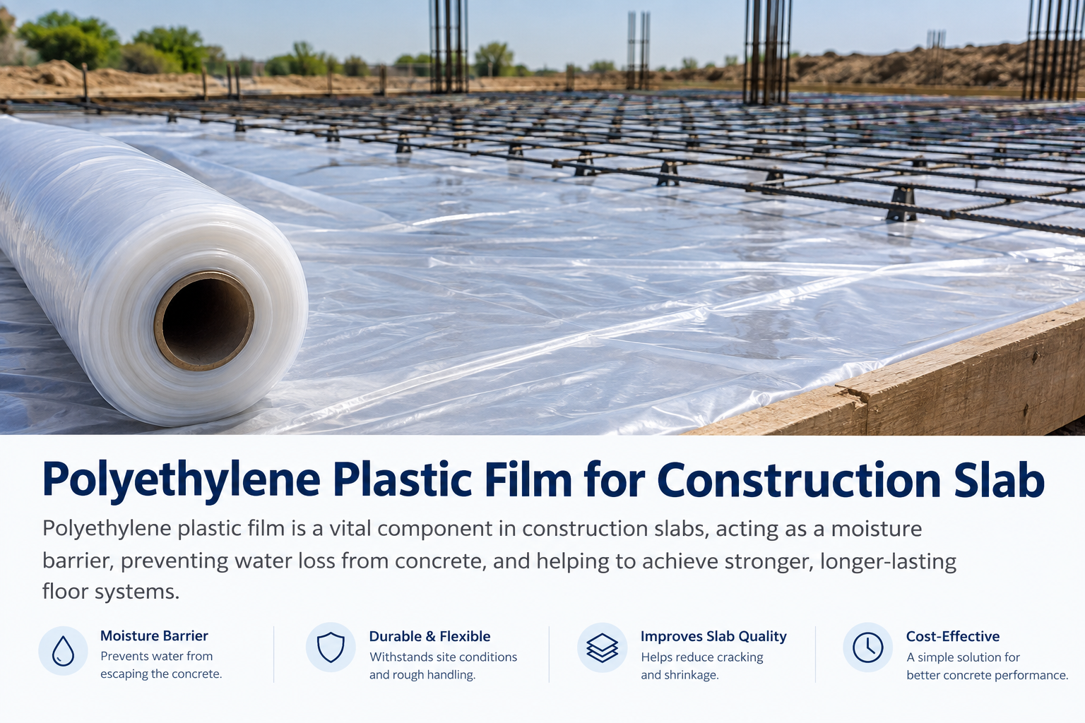 🏗️ BUILD A STRONGER FOUNDATION WITH QUALITY POLYETHYLENE FILM